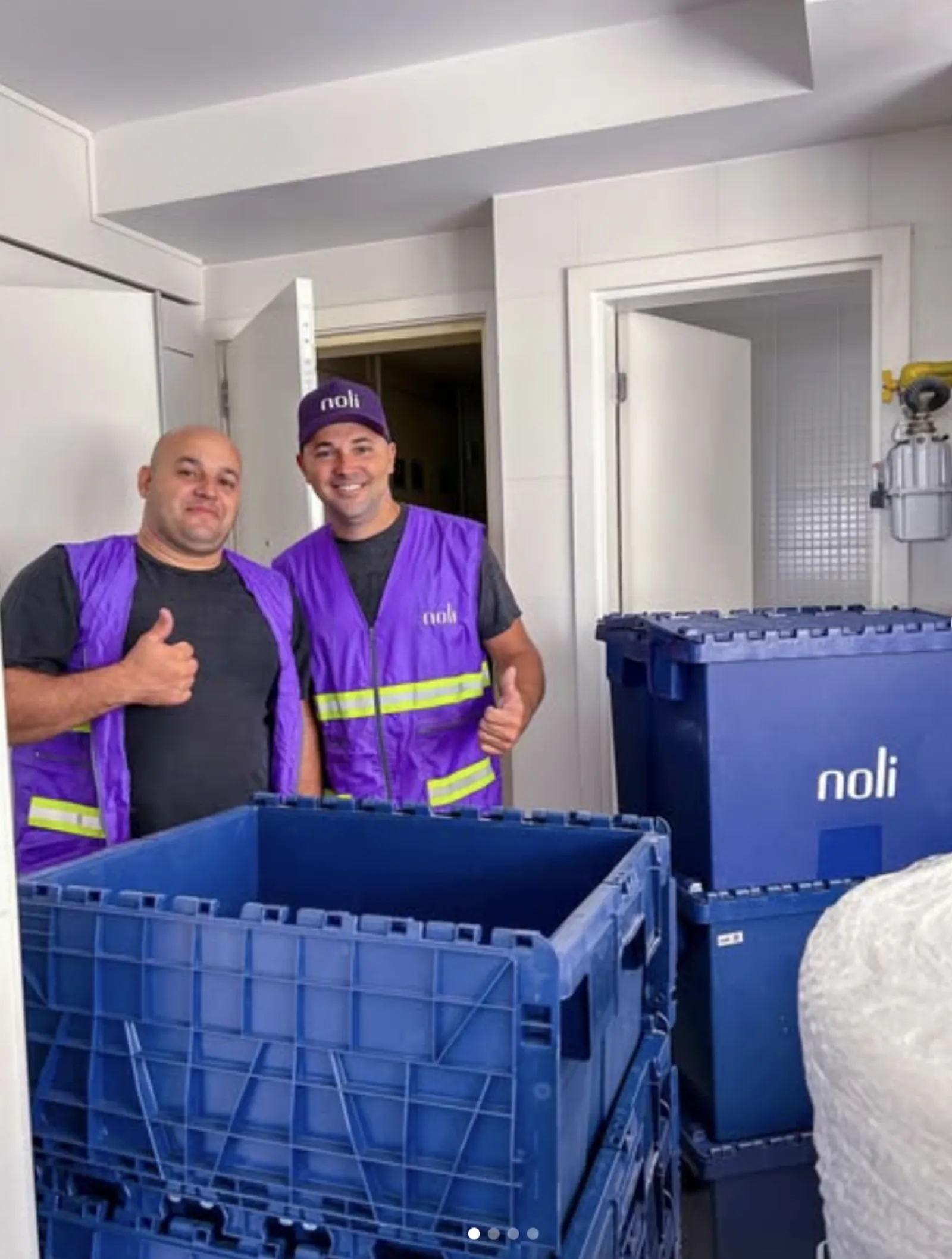 Caminhão Noli pronto para o transporte
